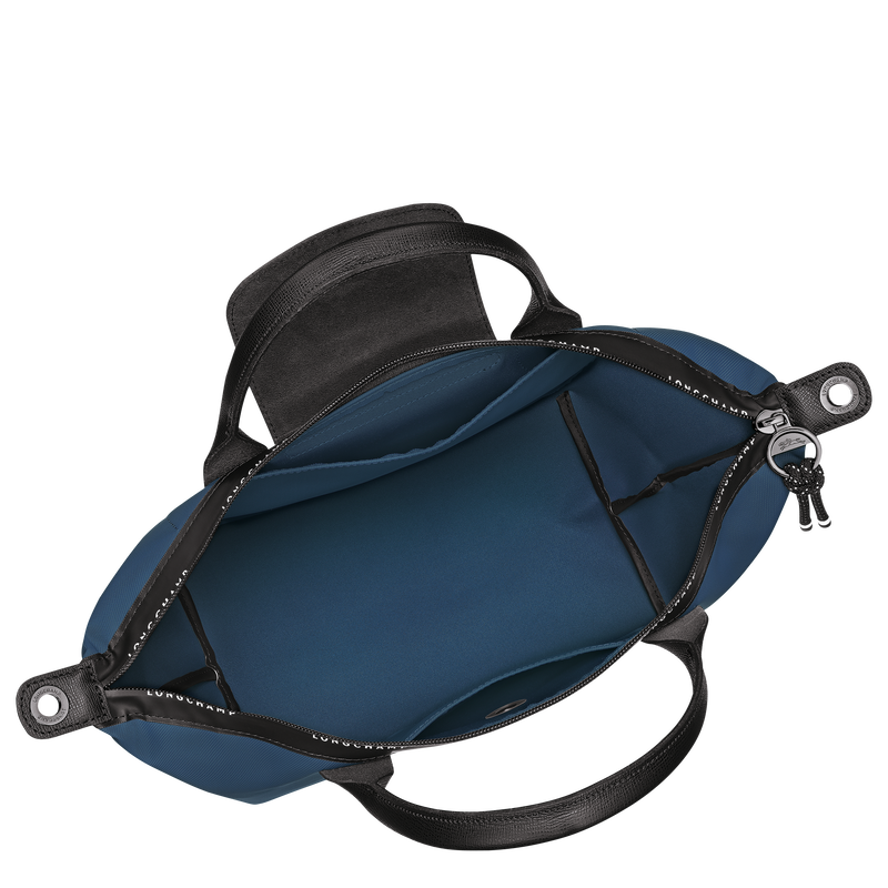 Le Pliage Energy L Handbag , Ink blue - Recycled canvas  - View 5 of  5